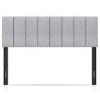 Linen Upholstered Headboard for Full and Queen Size Bed Frames