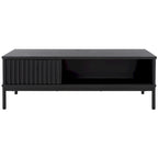 SAFAVIEH Tamayo 2-Door Storage Coffee Table - 43.7 In. W x 21.5 In. D x 15.4 In. H - 44Wx21Dx15H