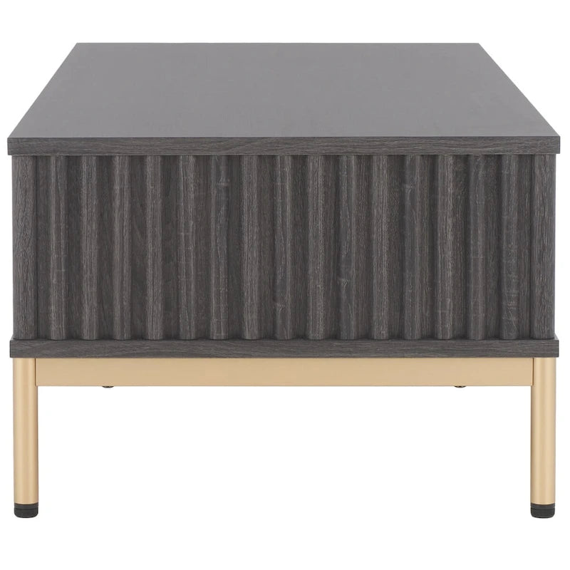 SAFAVIEH Tamayo 2-Door Storage Coffee Table - 43.7 In. W x 21.5 In. D x 15.4 In. H - 44Wx21Dx15H