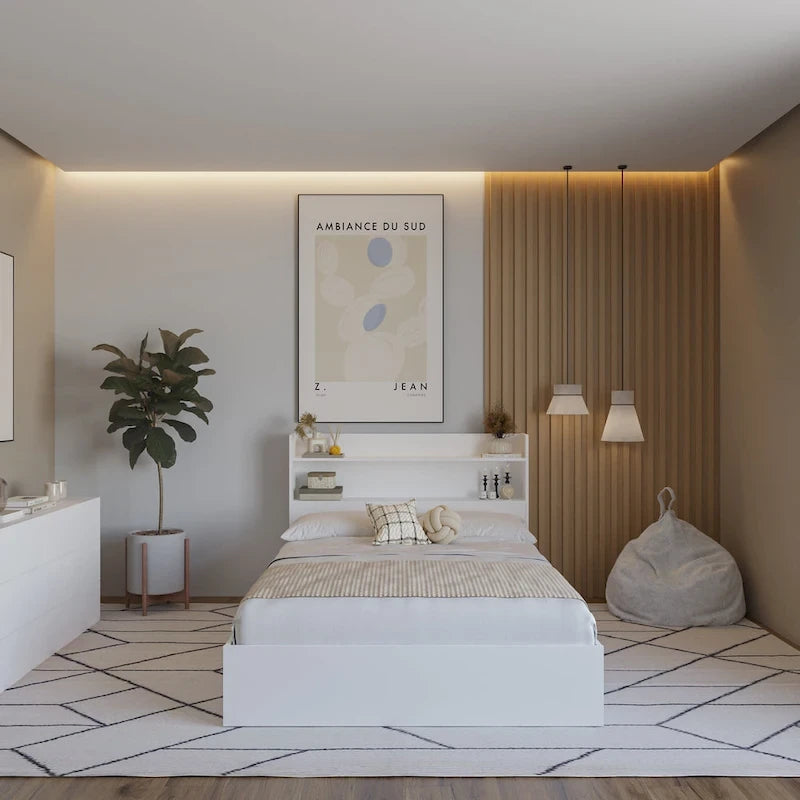 Hunter Platform Bed with Headboard