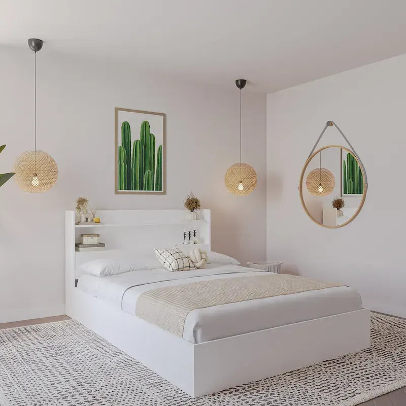 Hunter Platform Bed with Headboard