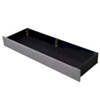 CUSchoice Queen Size Linen Upholstered Platform Bed with 3 Drawers and Storage