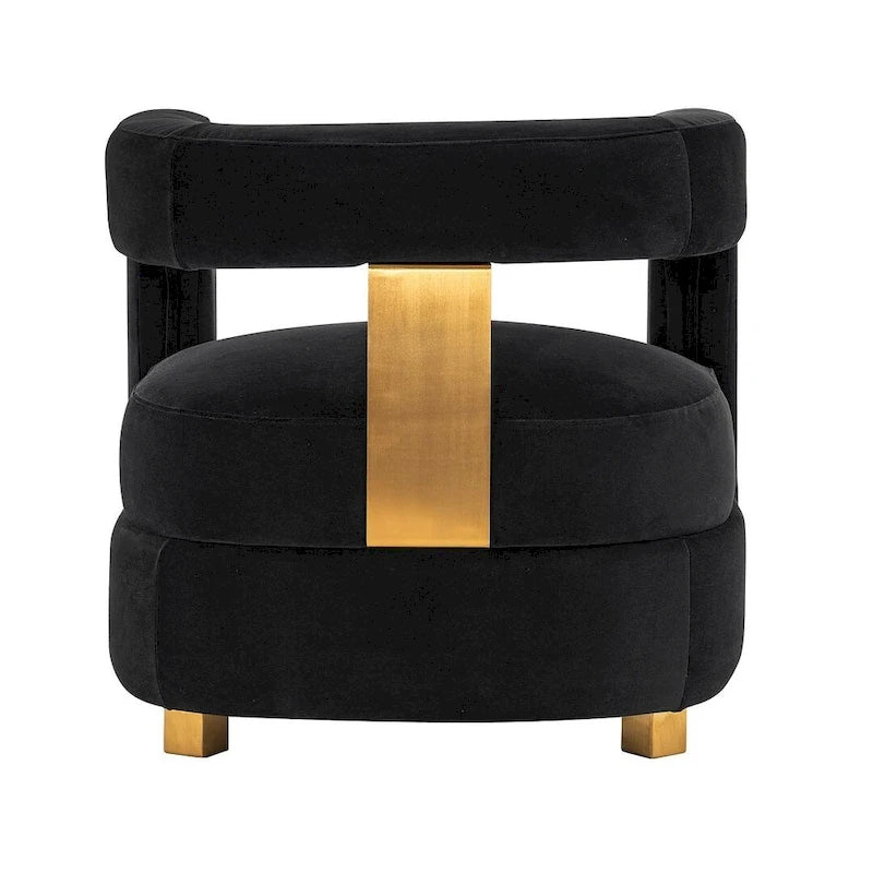 Manhattan Comfort Modern Amirah Velvet Accent Chair Set of 2