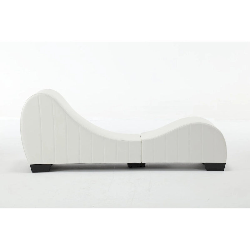 Modern Faux Leather Curved sofa