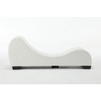 Modern Faux Leather Curved sofa