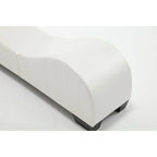 Modern Faux Leather Curved sofa