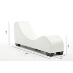 Modern Faux Leather Curved sofa