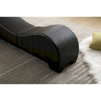 Modern Faux Leather Curved sofa