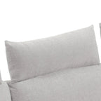 89 Chenille Sectional Sofa Couch With Extra Wide Chaise For Livingroom