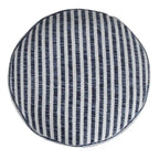 HomeRoots 18 Blue 100% Cotton Ottoman