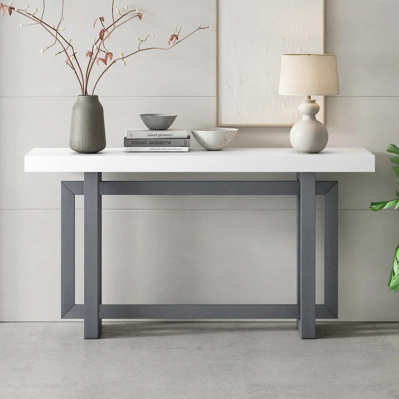 Contemporary Console Table Entryway Table for Living Room