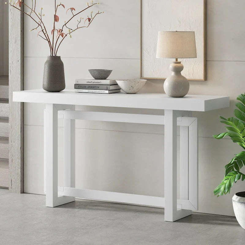 Contemporary Console Table Entryway Table for Living Room