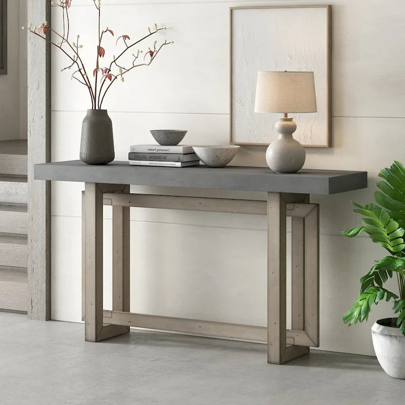 Contemporary Console Table Entryway Table for Living Room