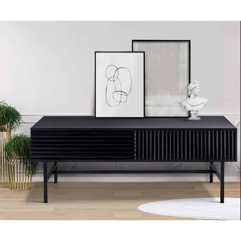 MEZ Black Finished Coffee Table