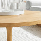 Lina 30 Round Wood Coffee Table
