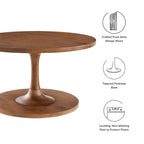 Lina 30 Round Wood Coffee Table