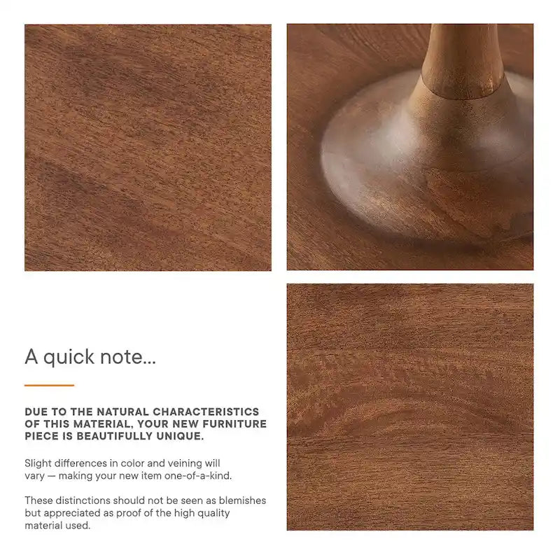 Lina 30 Round Wood Coffee Table