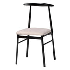 Arnold Modern Industrial Fabric and Metal 4-Piece Dining Chair Set