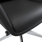 Summit High-Back Leather Office Chair with Swivel and Tilt