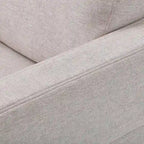 Clara Modern Armchair, Light Grey