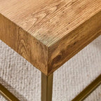 Naturally elegant wooden coffee table