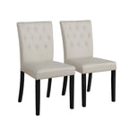 CraftPorch Glam 7-Piece Wooden Dining Chair