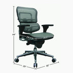 Eurotech Seating Ergohuman Mesh Managers Chair