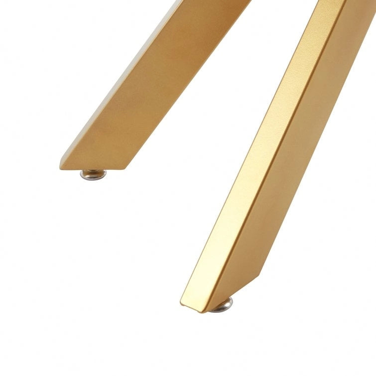 45.3 Glass Top Console Table - N/A