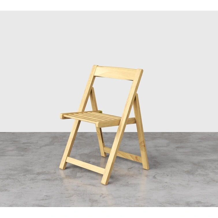 Stateside Wood Weather Resistant Outdoor Chair with Compact Folding Set of 2