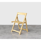 Stateside Wood Weather Resistant Outdoor Chair with Compact Folding Set of 2