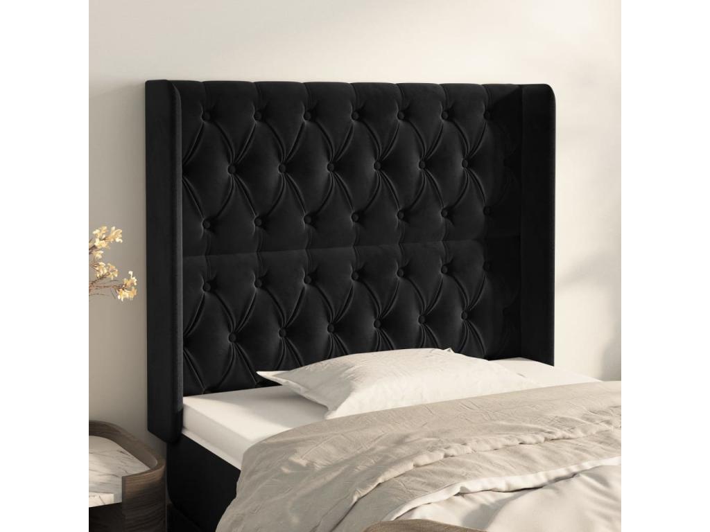 Black Velvet Home Furniture, 93 x 16 x 118 cm