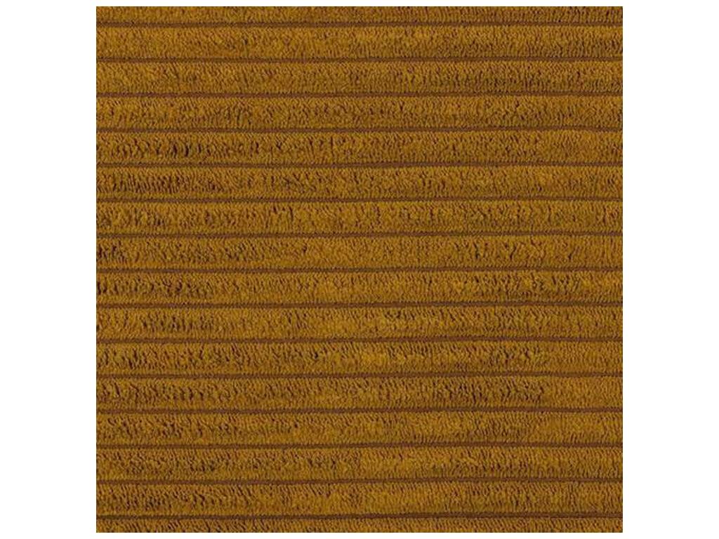 Yellow Metal Ottoman, 39 x 60 x 60 cm