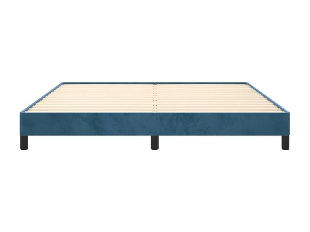 Blue Velvet Bed Frame, 180 x 200 cm