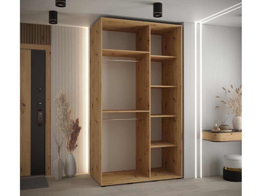 Natural Wardrobe, 130 x 60 x 235.2 cm