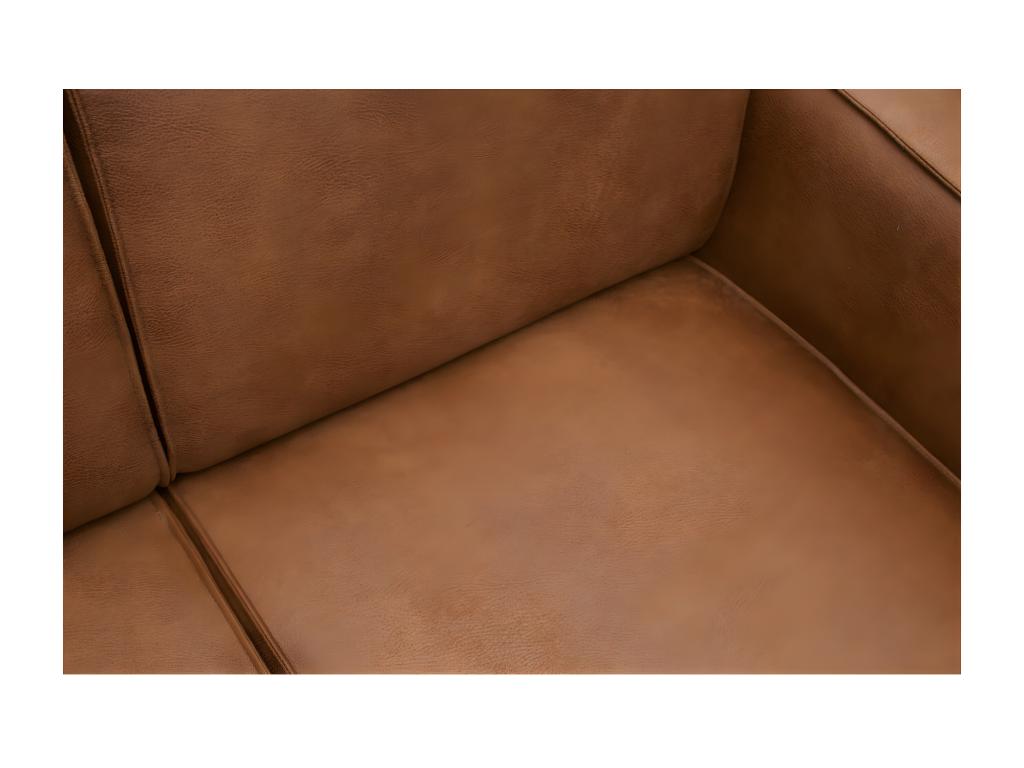 Brown Leather Sofa