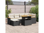 Black Woven Resin Wicker Outdoor Furniture Set - dlz1766456661816