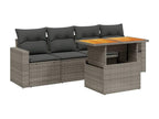 Gray Woven Resin Wicker Outdoor Furniture Set - dlz1766456917494