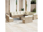 Beige Woven Resin Wicker Outdoor Furniture Set - dlz1766457142829