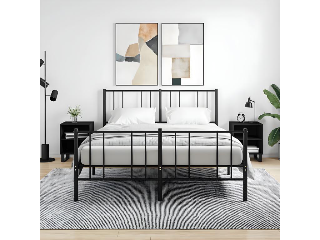 Black Engineered Wood Home Furniture, 40 x 30 x 50 cm - dlz1766456844640