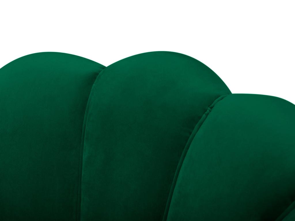 Green Velvet Accent Chair, 98 x 78 x 76 cm