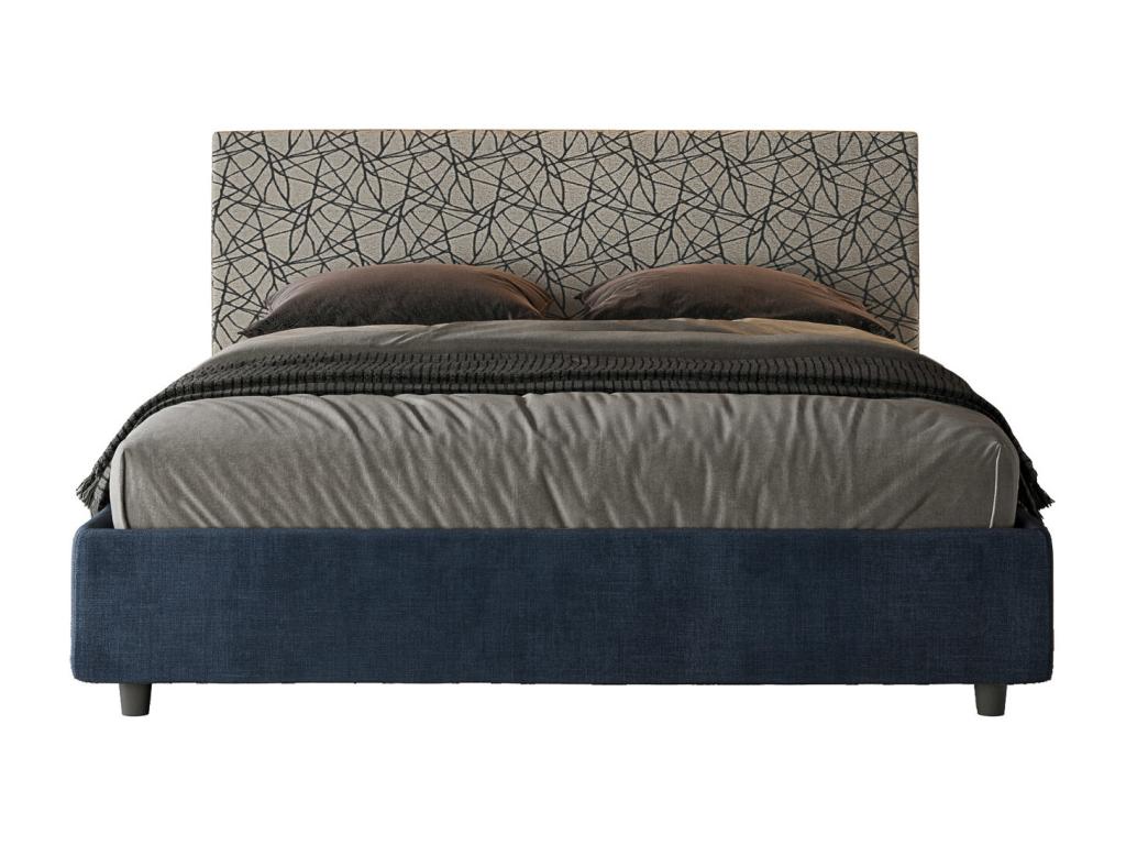 Blue Fabric Home Furniture, 160 x 200 cm