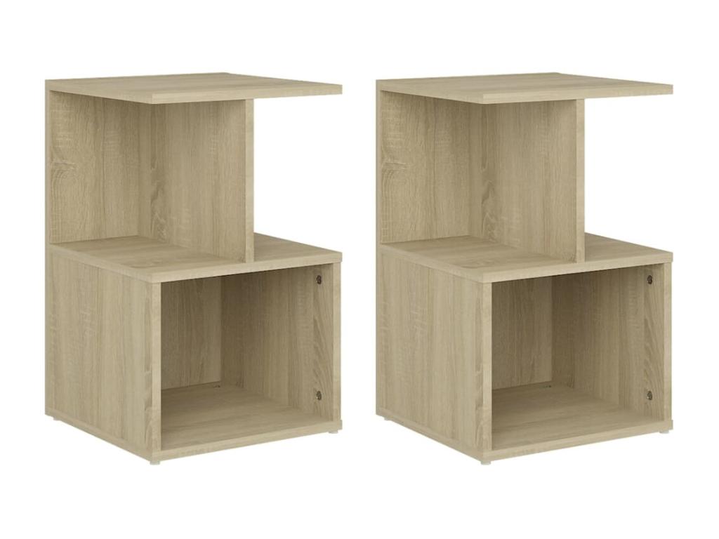 Brown Oak Wood Home Furniture, 35 x 35 x 55 cm
