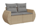 Beige Woven Resin Wicker Outdoor Furniture Set - dlz1766456372141