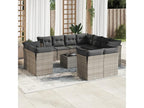 Gray Woven Resin Wicker Outdoor Furniture Set - dlz1766456969553