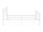 White Metal Bed Frame, 120 x 200 cm