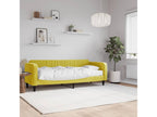 Yellow Velvet Mattress, 80 x 200 cm