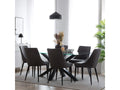 Anthracite Metal Dining Table, 160 x 75 cm