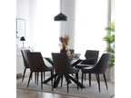 Anthracite Metal Dining Table, 160 x 75 cm