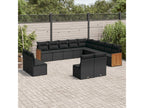 Black Woven Resin Wicker Outdoor Furniture Set - dlz1766456971935