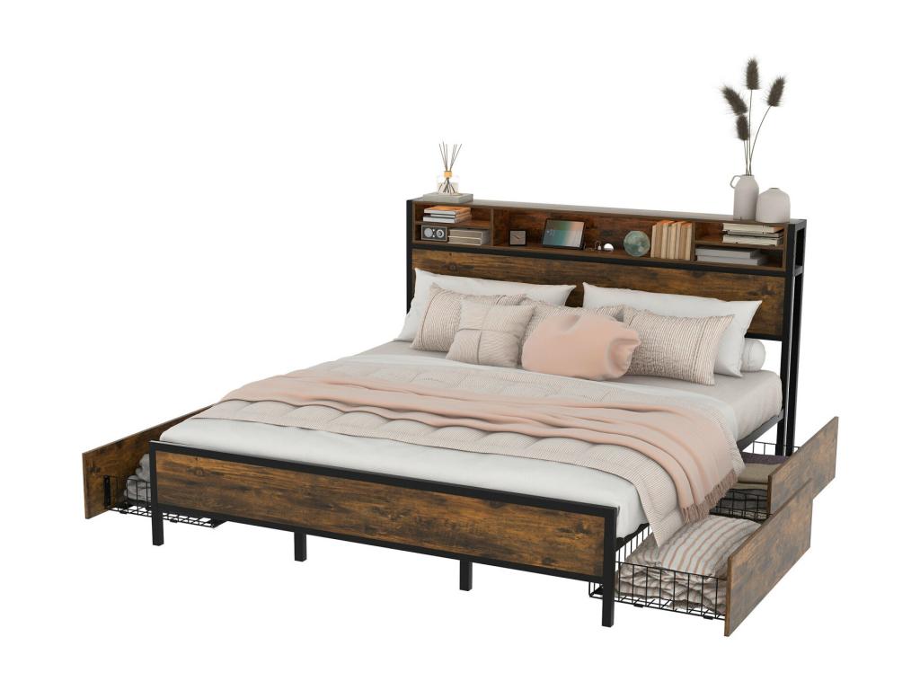 White Metal Home Furniture, 180 x 200 cm